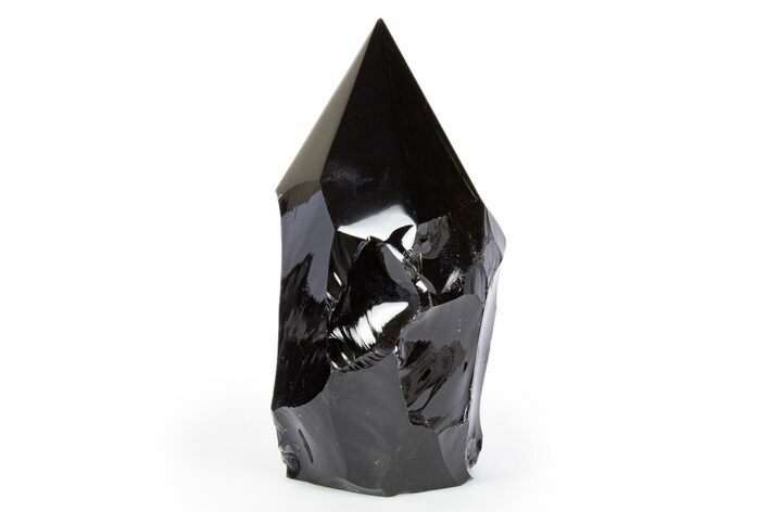 Free-Standing Polished Obsidian Point - Mexico #303613